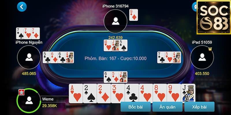 Luật chơi phỏm SOC88 là gì cần nắm rõ